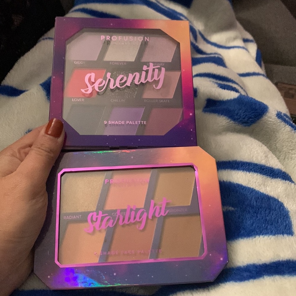 NWT PROFUSION COSMETICS palette bundle